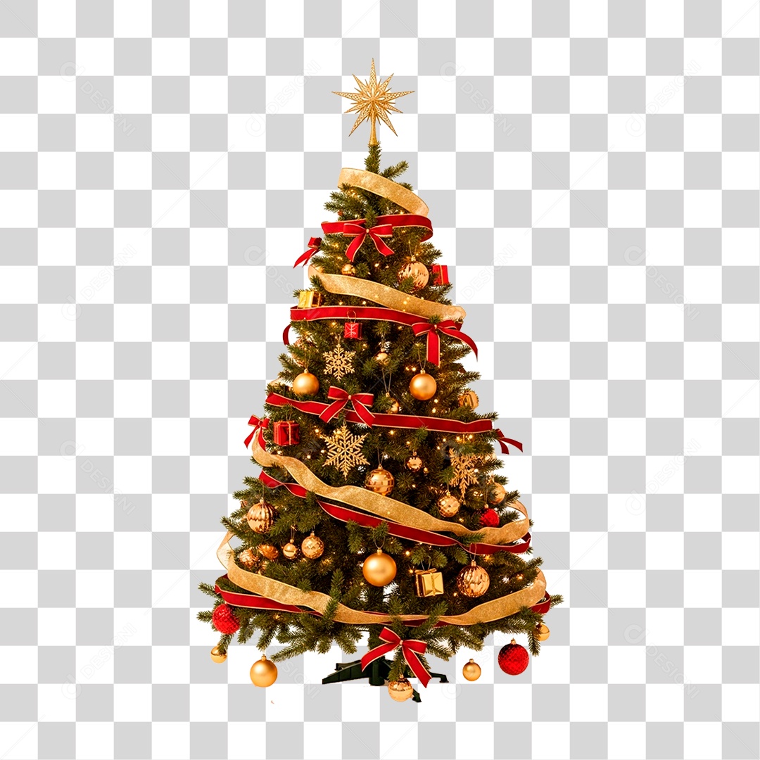 Árvore de Natal PNG Transparente