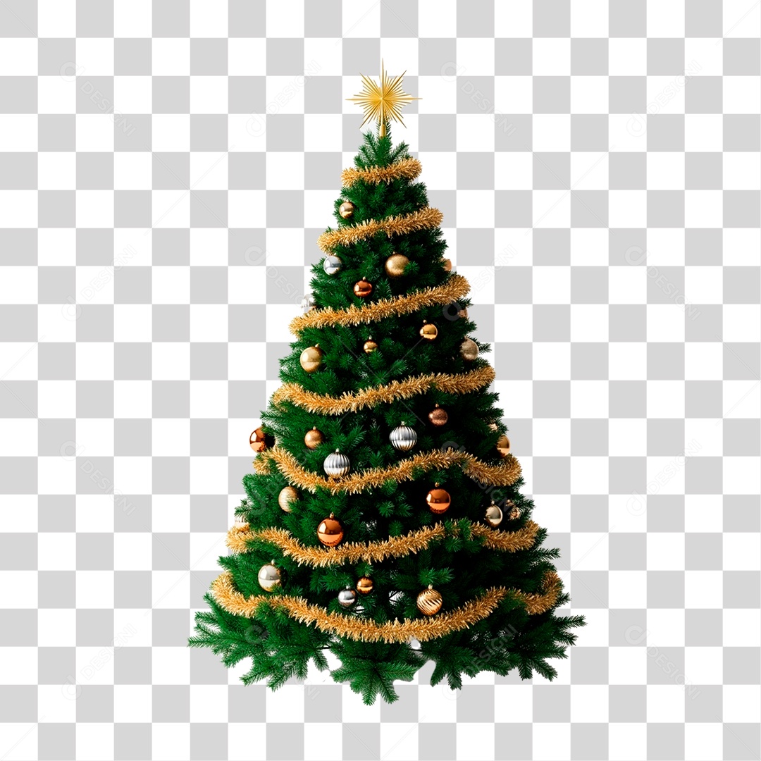 Árvore de Natal PNG Transparente