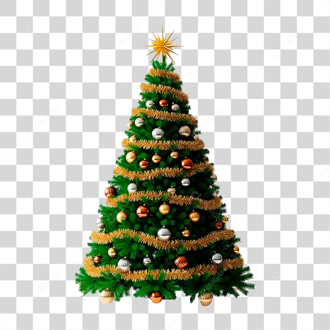Árvore de Natal PNG Transparente