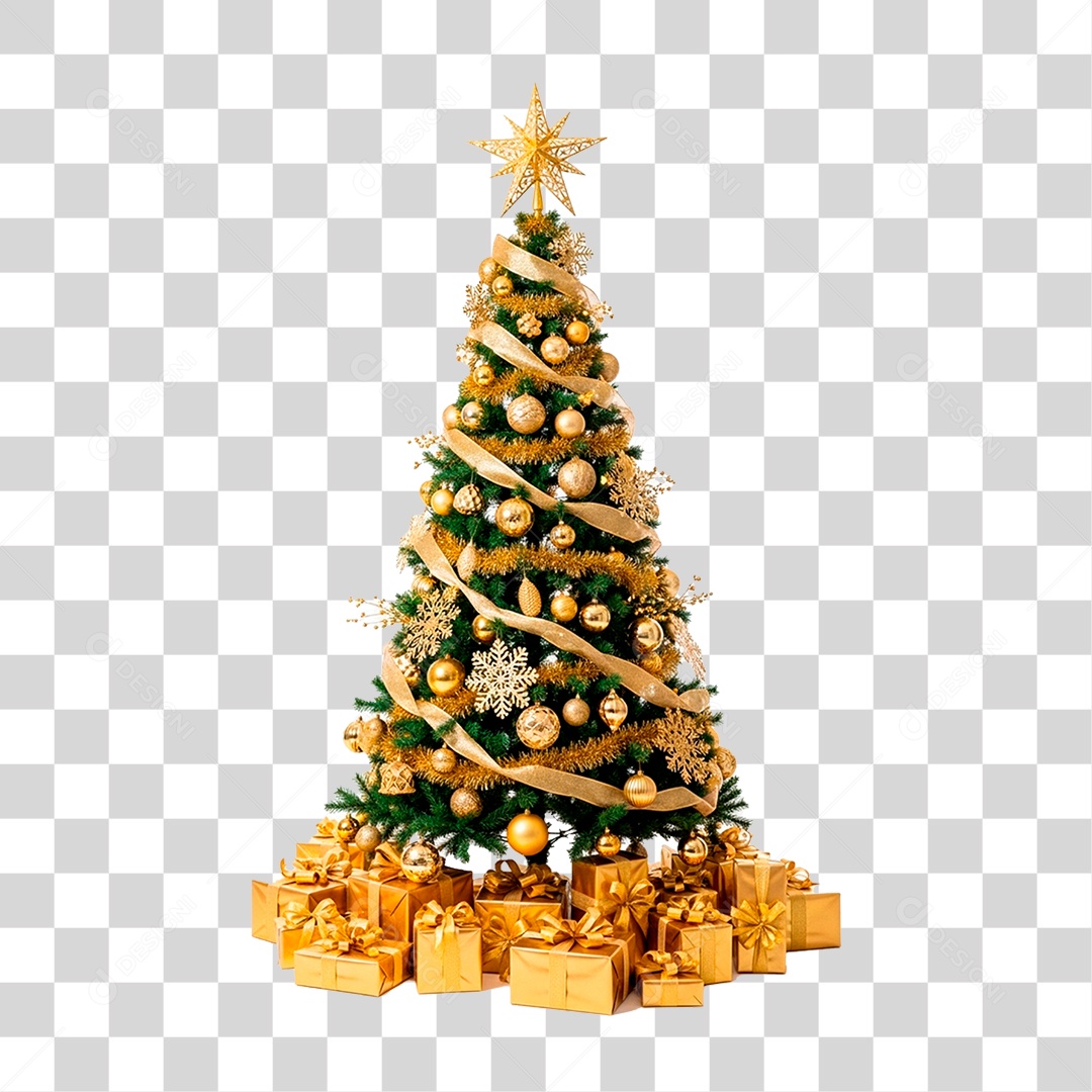 Árvore de Natal PNG Transparente