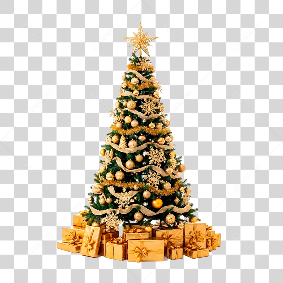 Árvore de Natal PNG Transparente