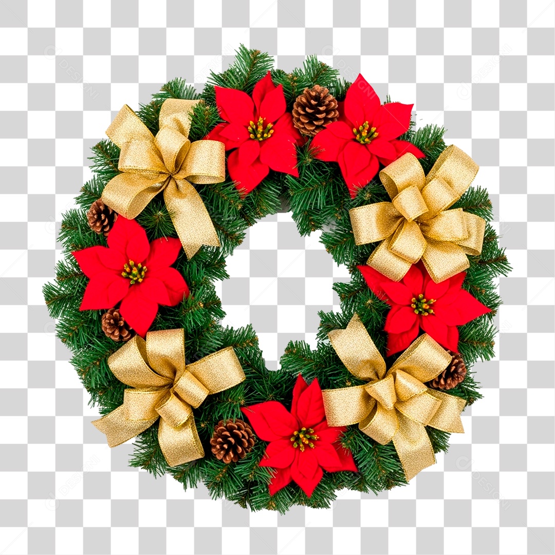 Guirlanda de Natal PNG Transparente