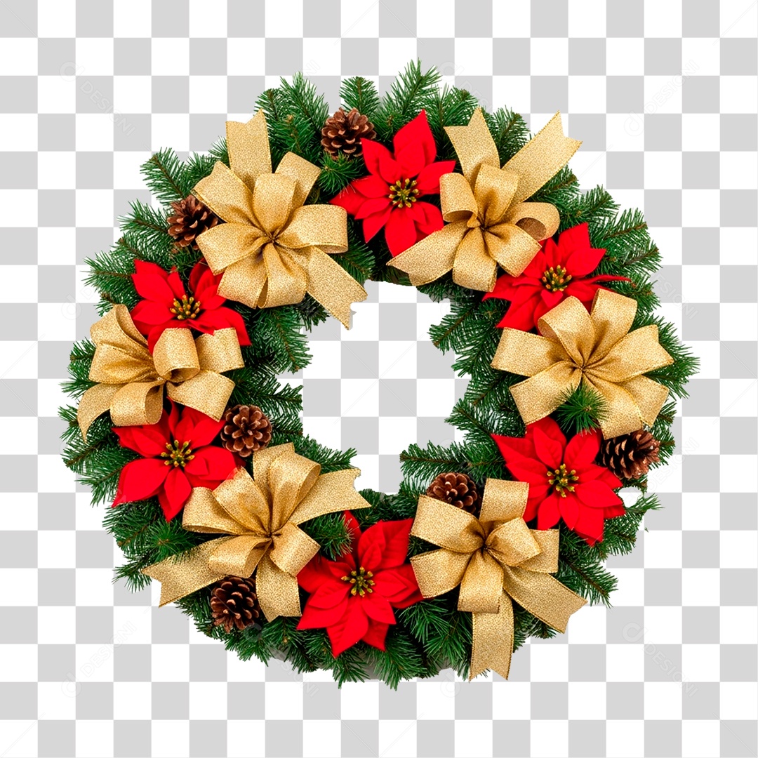 Guirlanda de Natal PNG Transparente