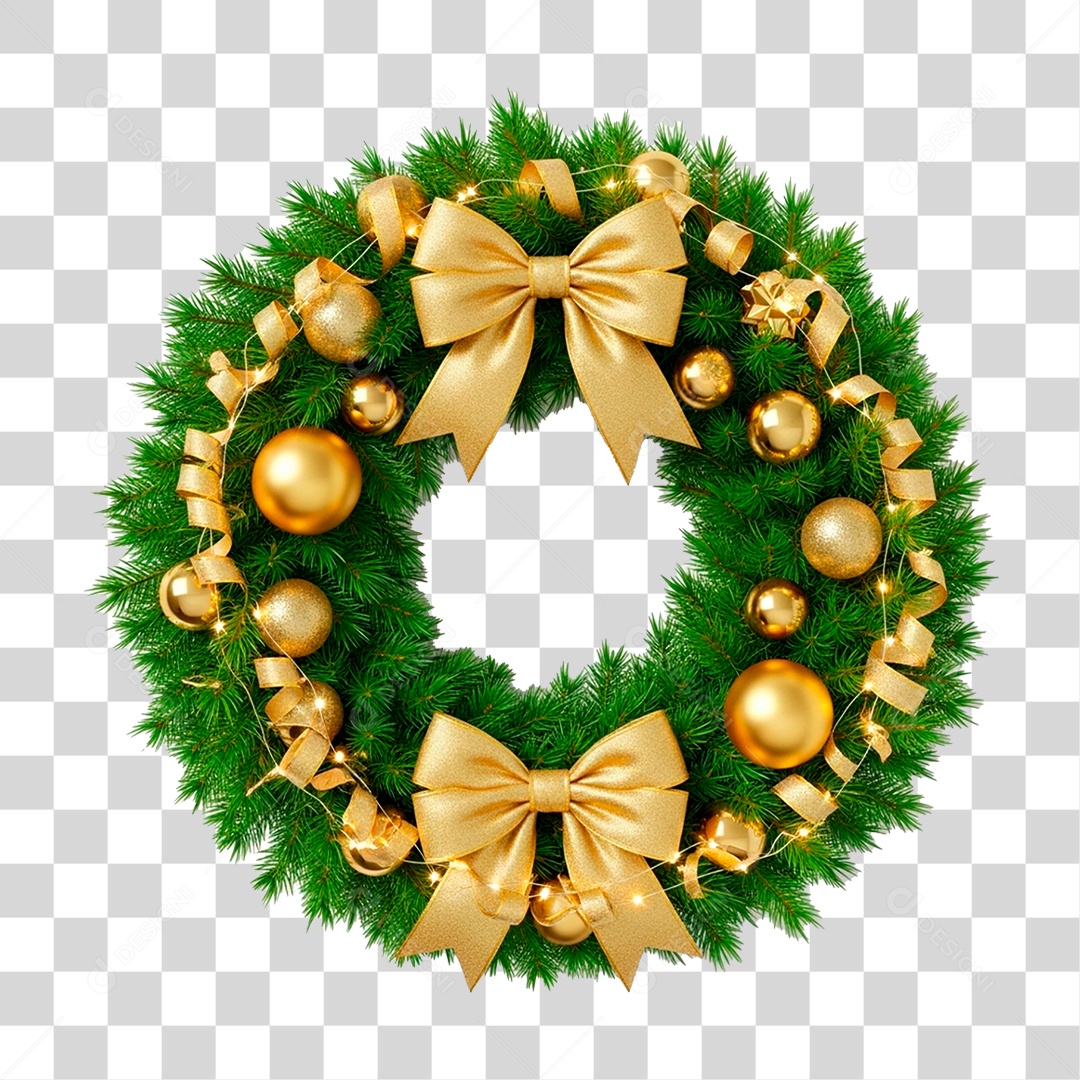 Guirlanda de Natal PNG Transparente
