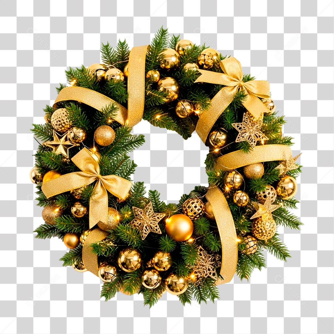 Guirlanda de Natal PNG Transparente