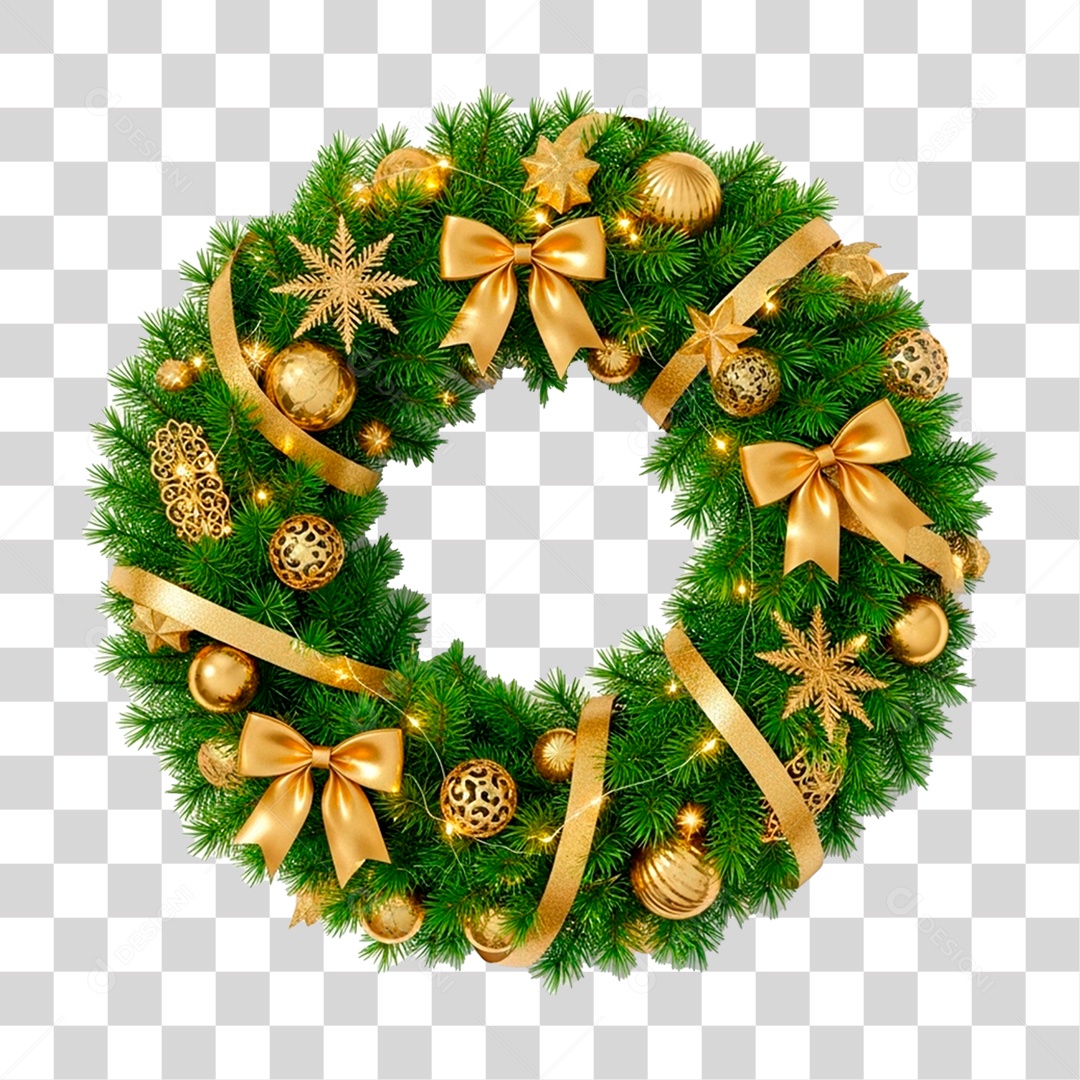 Guirlanda de Natal PNG Transparente