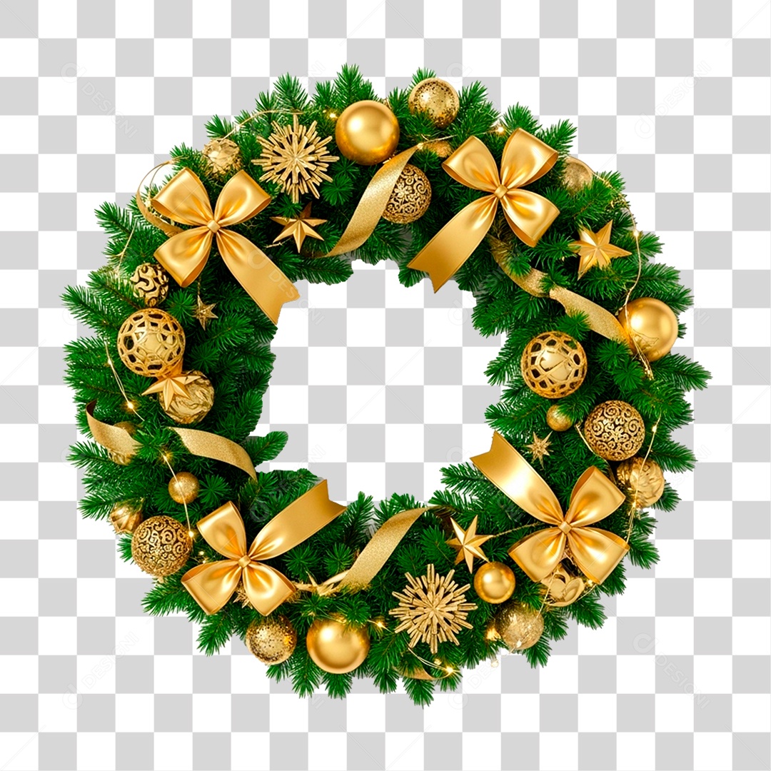 Guirlanda de Natal PNG Transparente