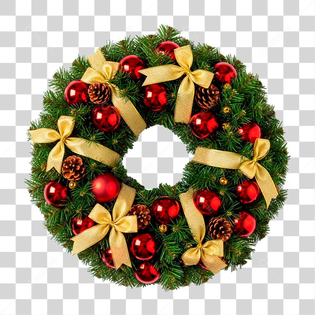Guirlanda de Natal PNG Transparente