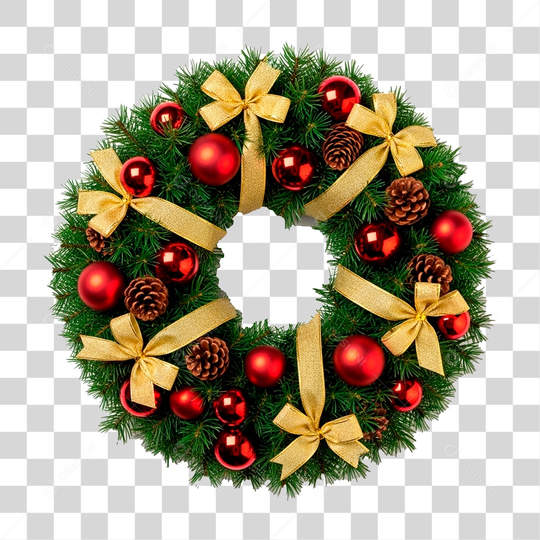 Guirlanda de Natal PNG Transparente