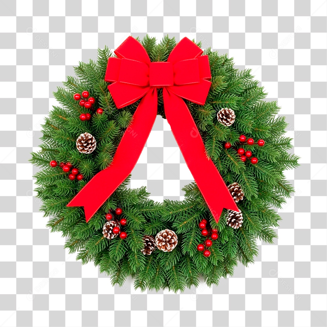 Guirlanda de Natal PNG Transparente