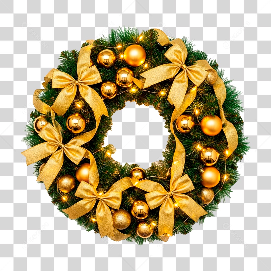 Guirlanda de Natal PNG Transparente