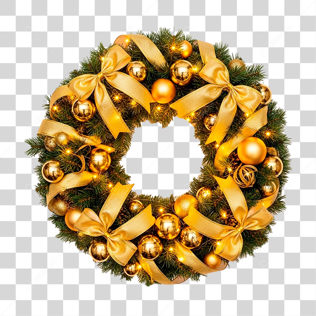 Guirlanda de Natal PNG Transparente