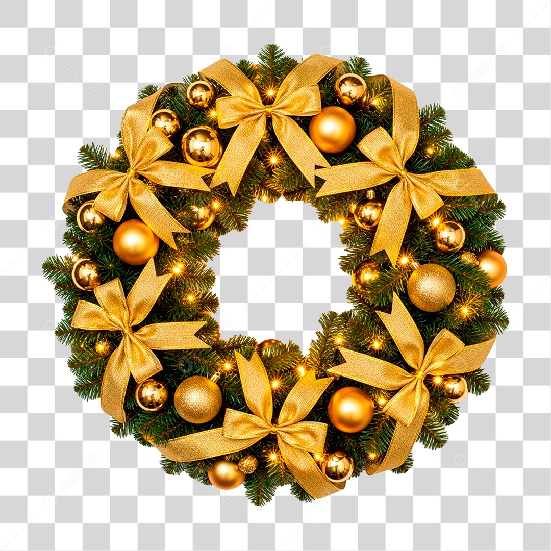 Guirlanda de Natal PNG Transparente