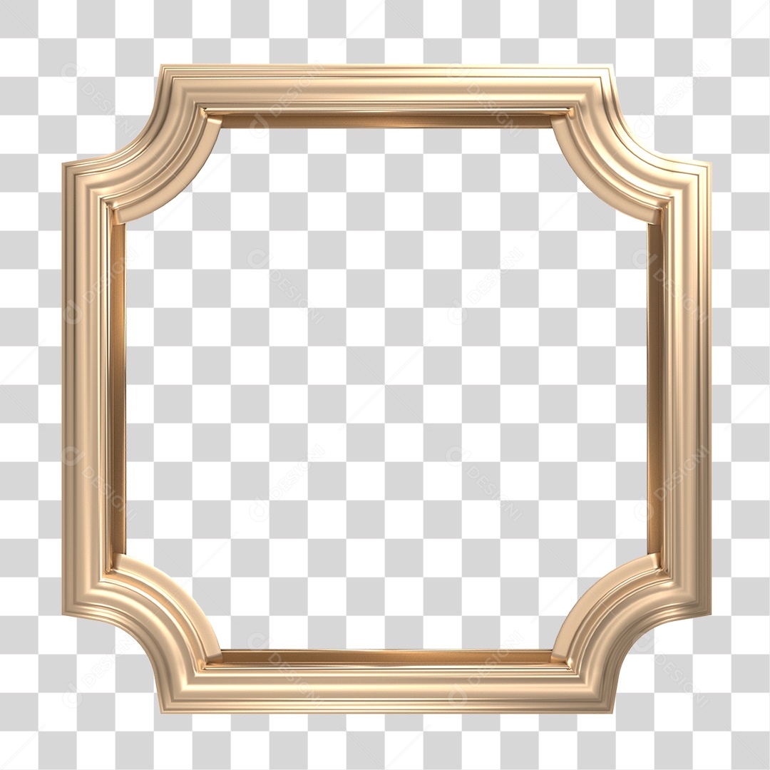 Moldura Quadro PNG Transparente