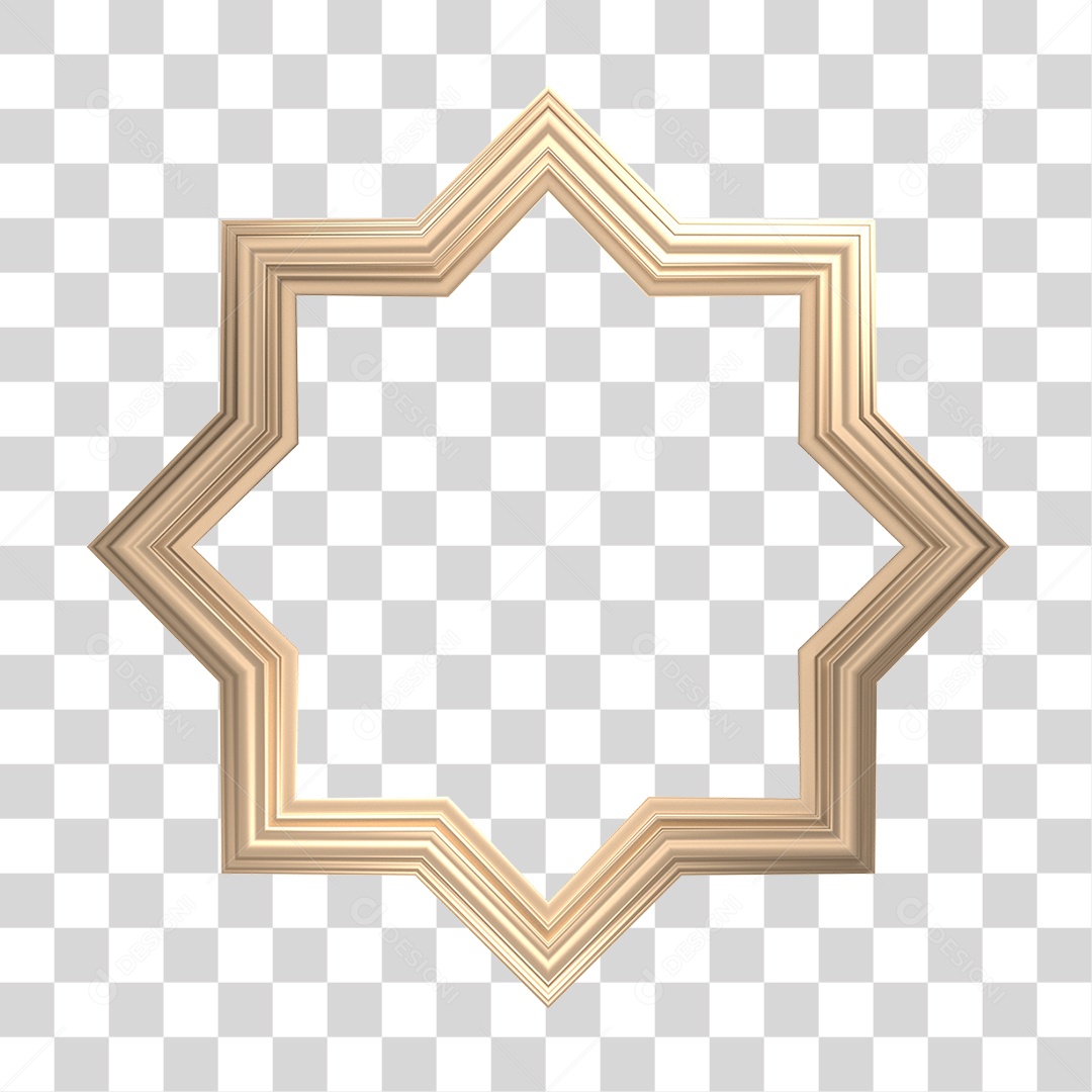 Moldura Quadro PNG Transparente