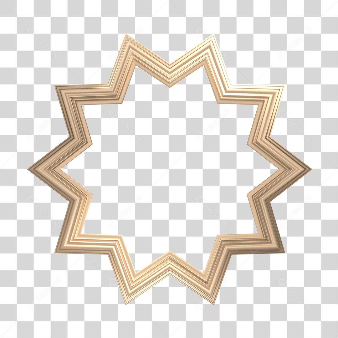 Moldura Quadro PNG Transparente