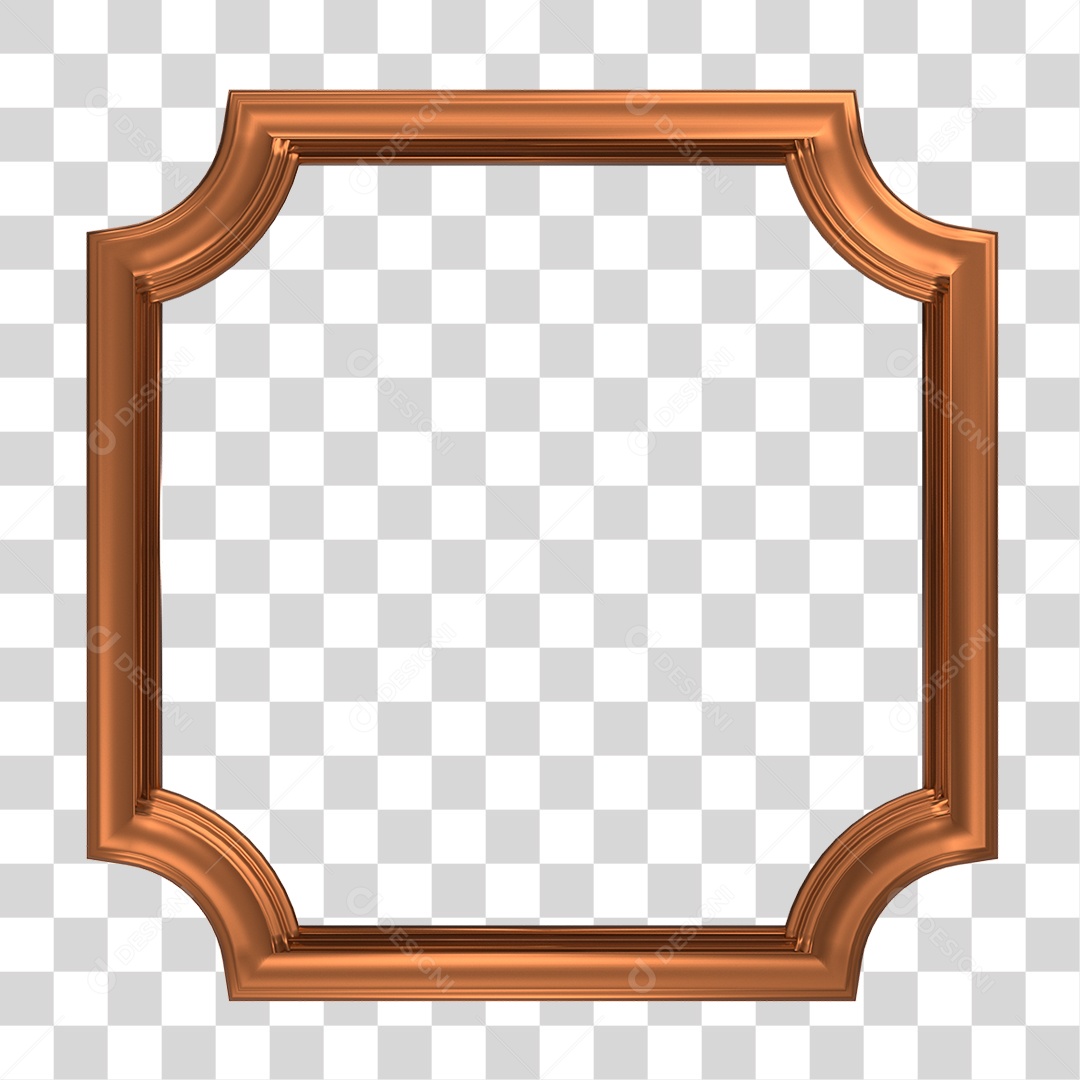 Moldura Quadro PNG Transparente