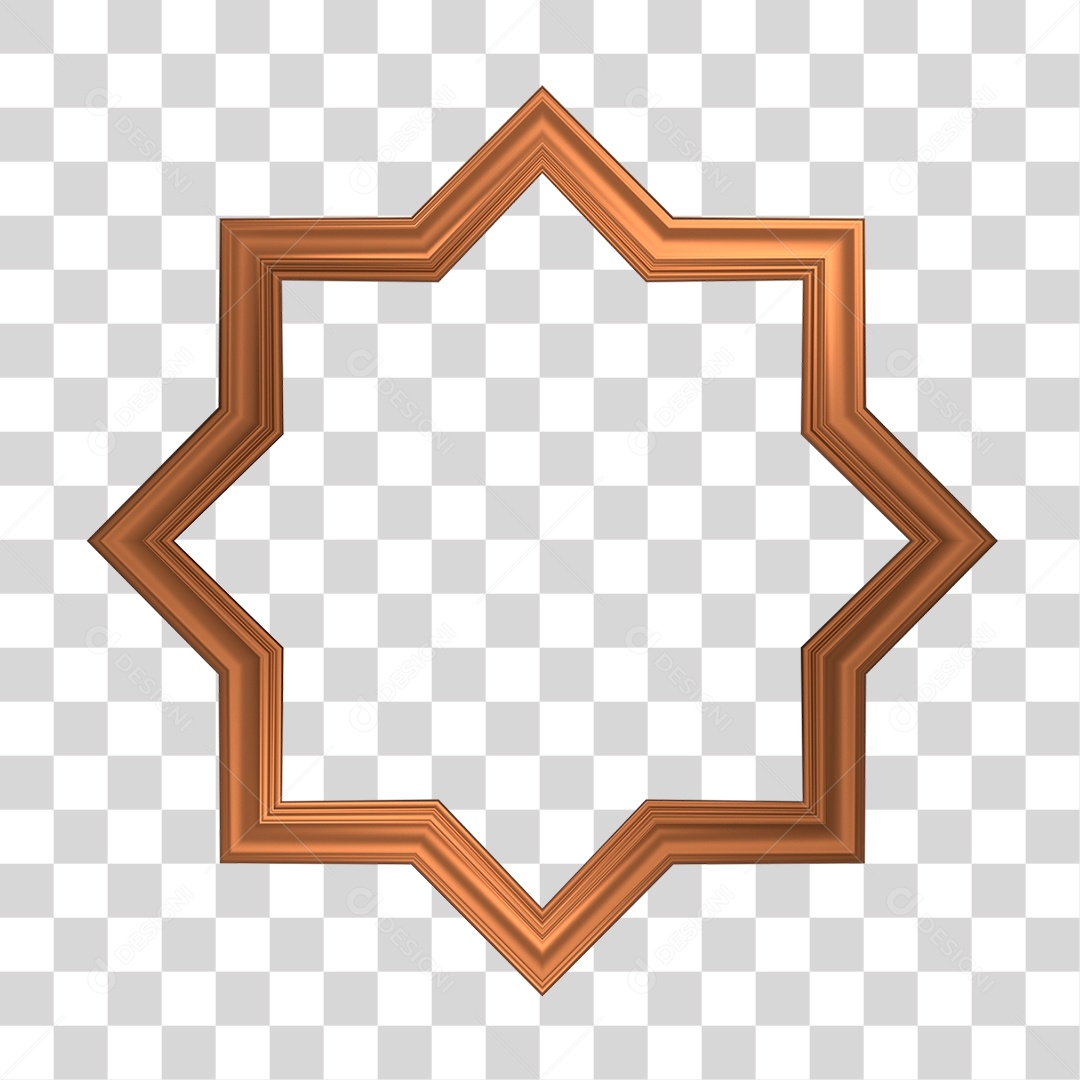 Moldura Quadro PNG Transparente