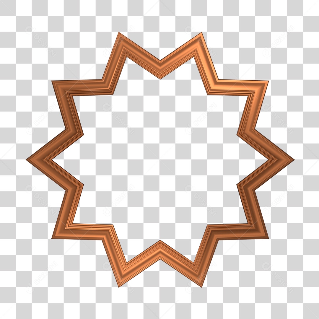 Moldura Quadro PNG Transparente