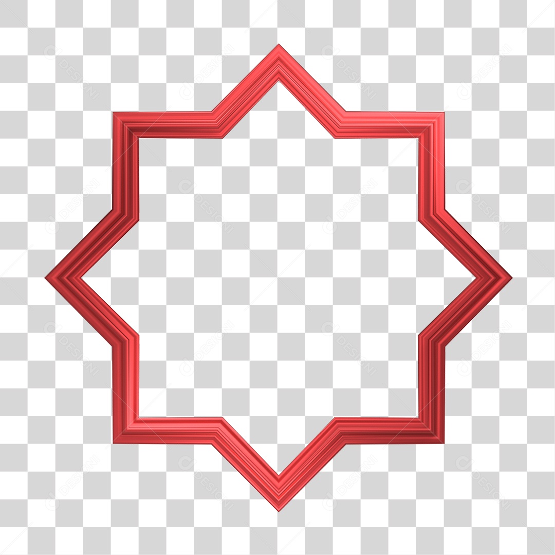 Moldura Quadro PNG Transparente