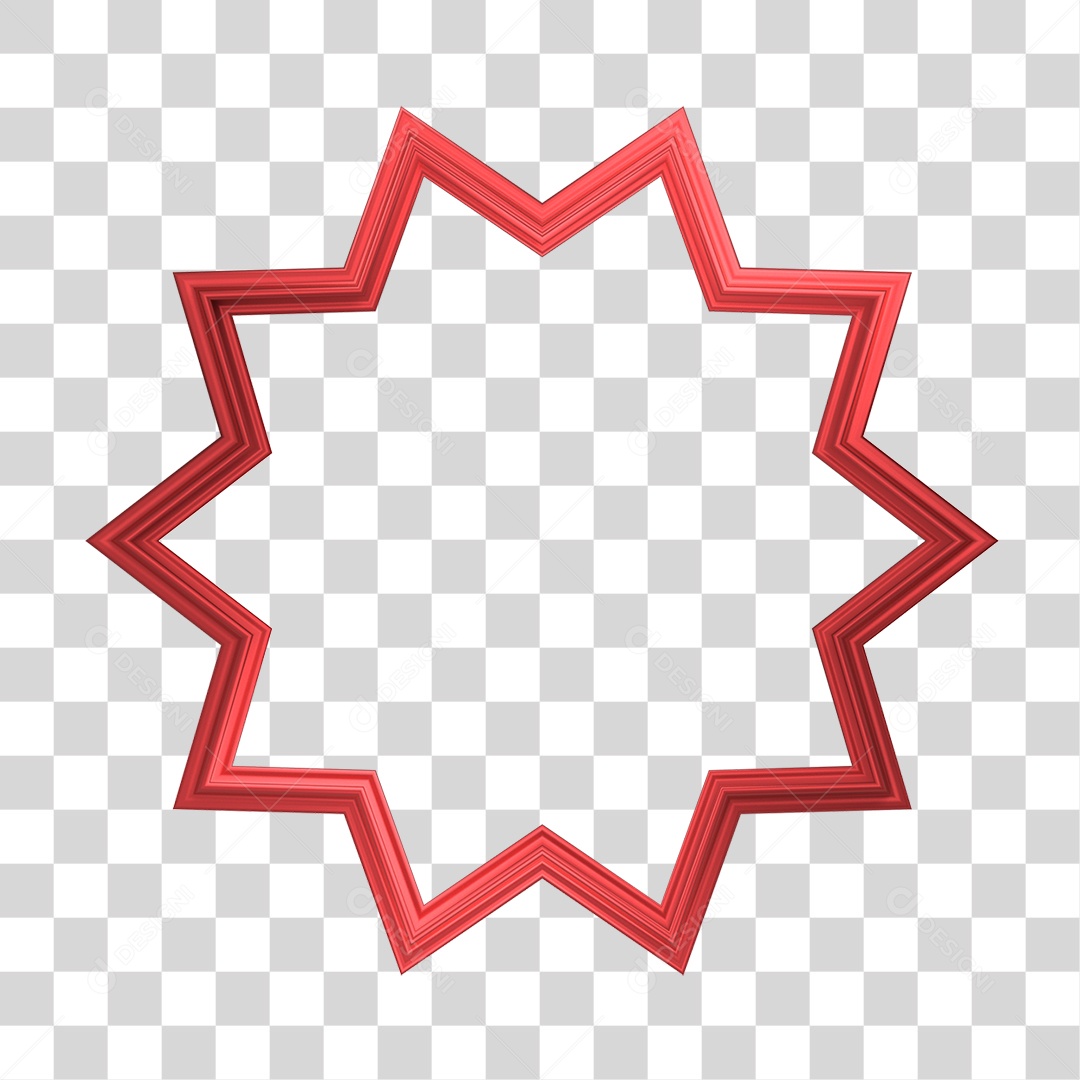 Moldura Quadro PNG Transparente