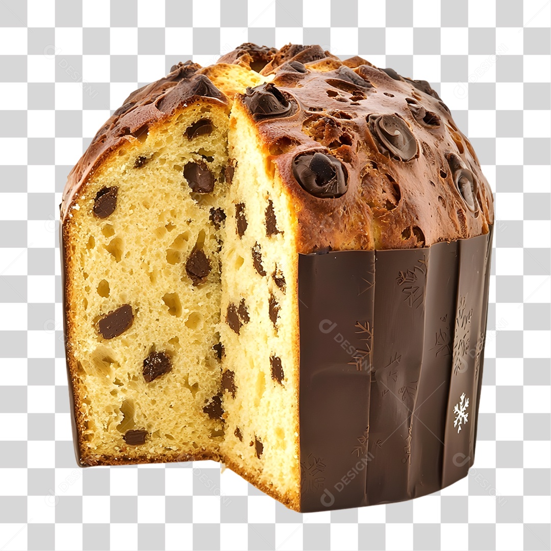 Panetone de Natal PNG Transparente