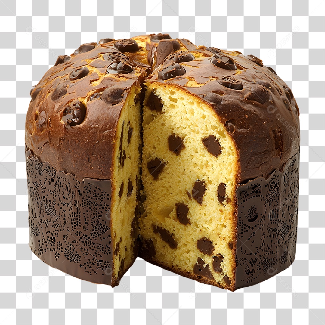 Panetone de Natal PNG Transparente