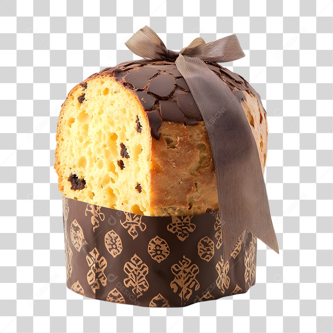Panetone de Natal PNG Transparente