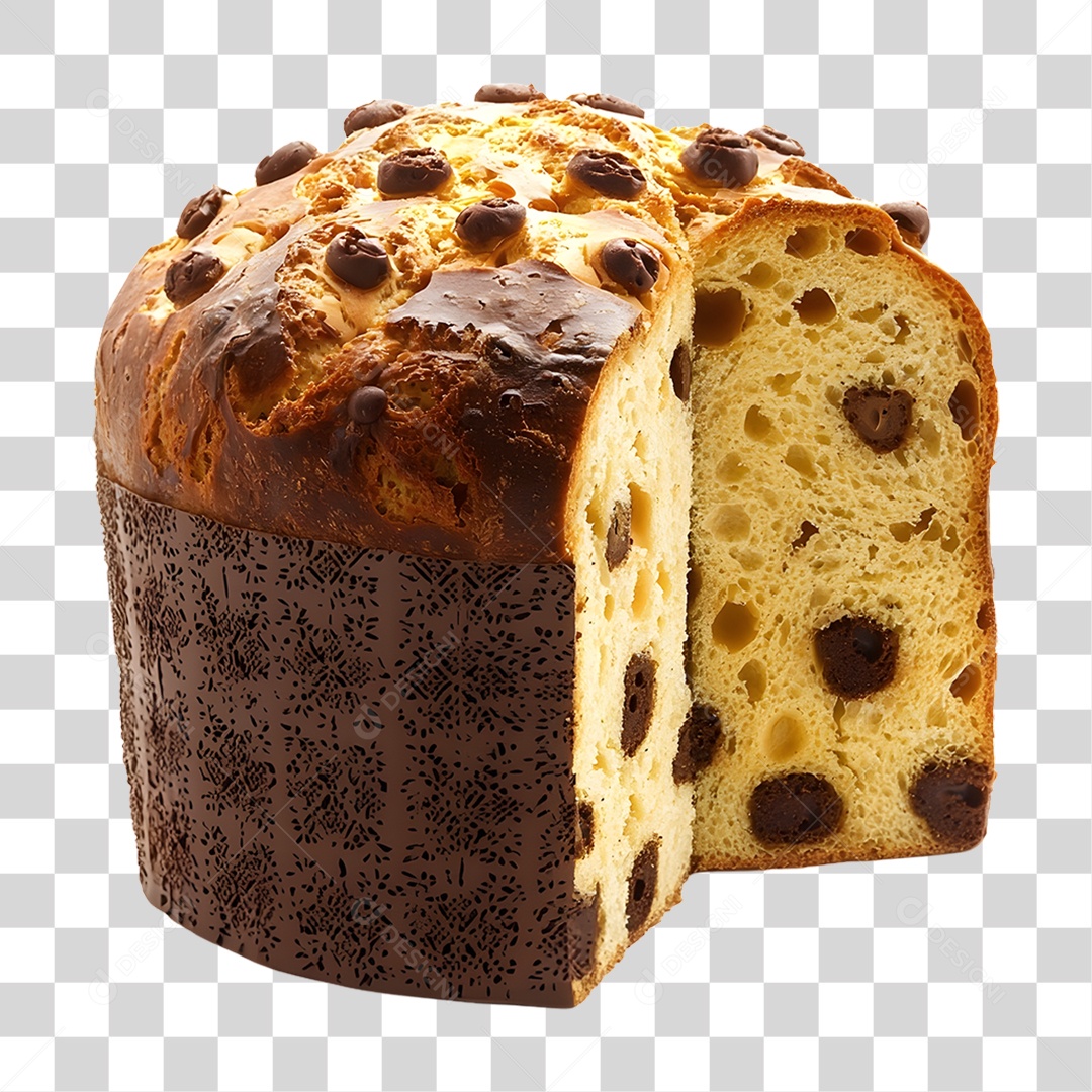 Panetone de Natal PNG Transparente