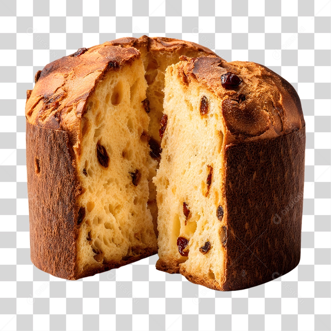 Panetone de Natal PNG Transparente