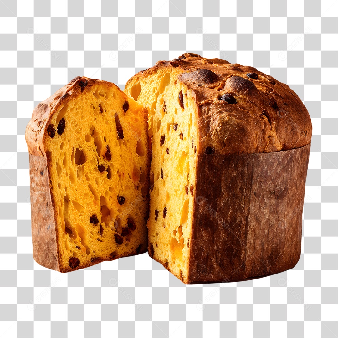Panetone de Natal PNG Transparente