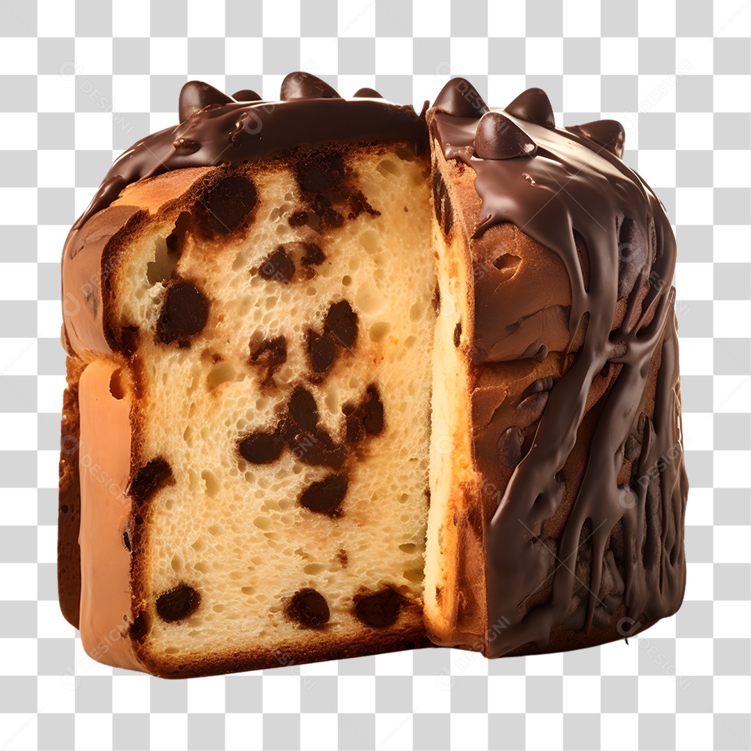 Panetone de Natal PNG Transparente