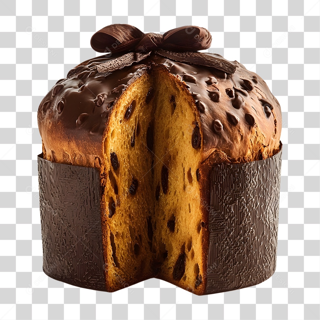 Panetone de Natal PNG Transparente