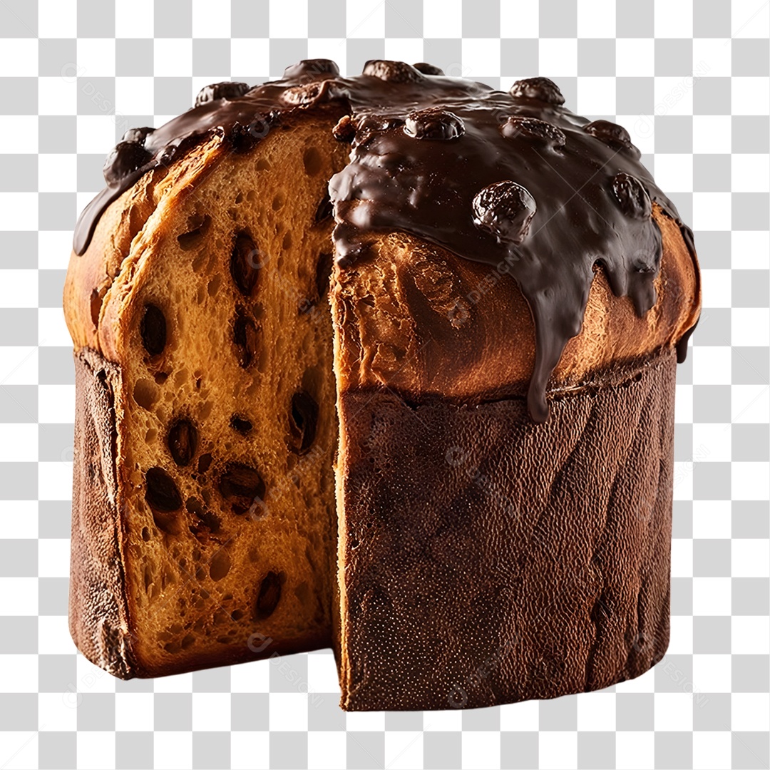 Panetone de Natal PNG Transparente