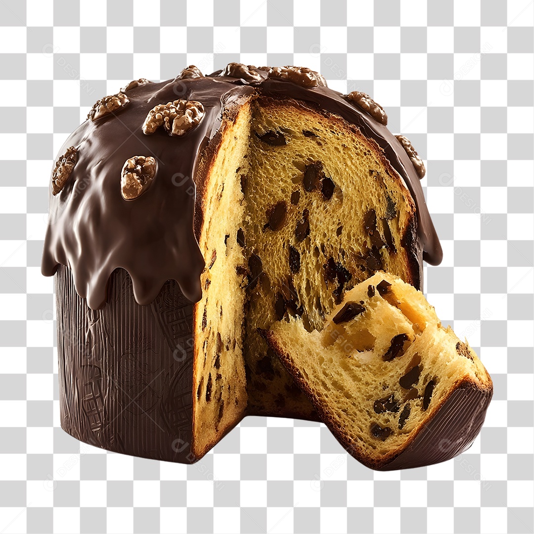 Panetone de Natal PNG Transparente