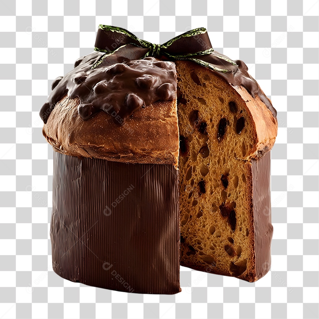 Panetone de Natal PNG Transparente
