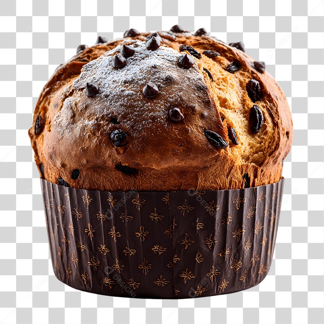 Panetone de Natal PNG Transparente