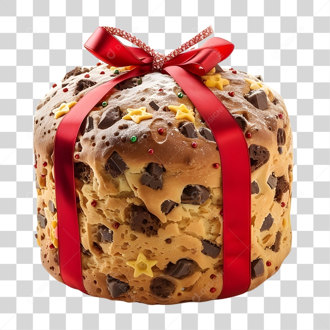 Panetone de Natal PNG Transparente