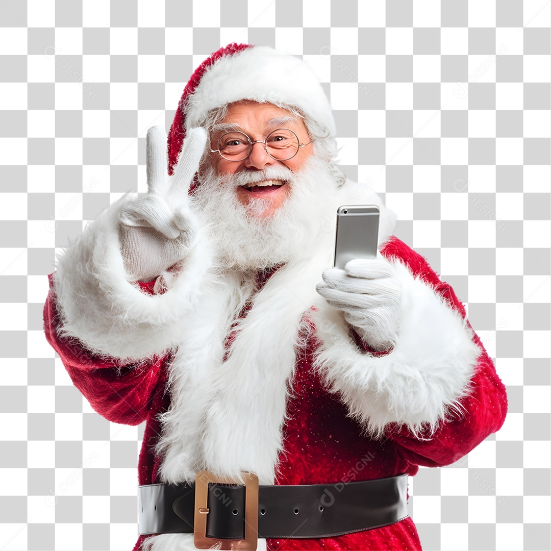 Papai Noel de Natal PNG Transparente