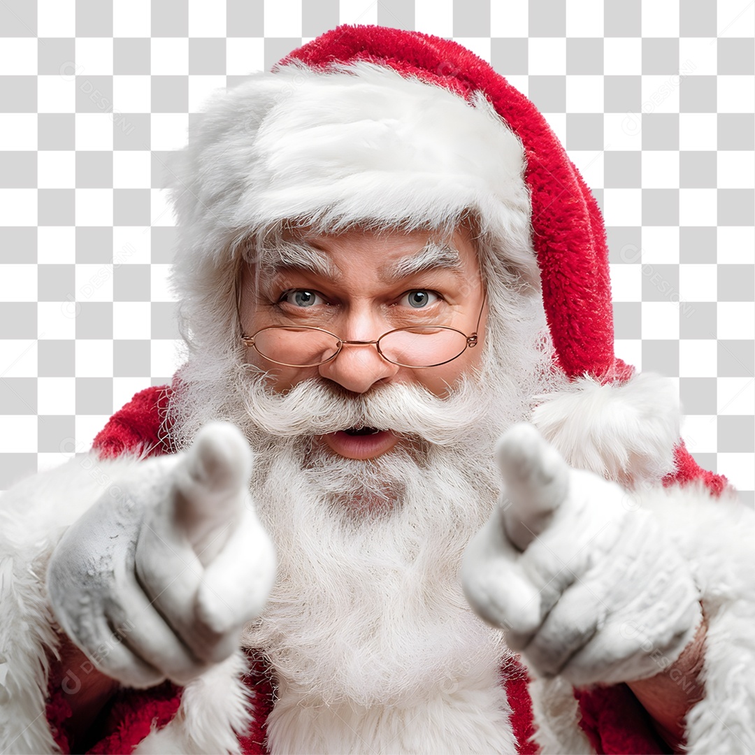 Papai Noel de Natal PNG Transparente