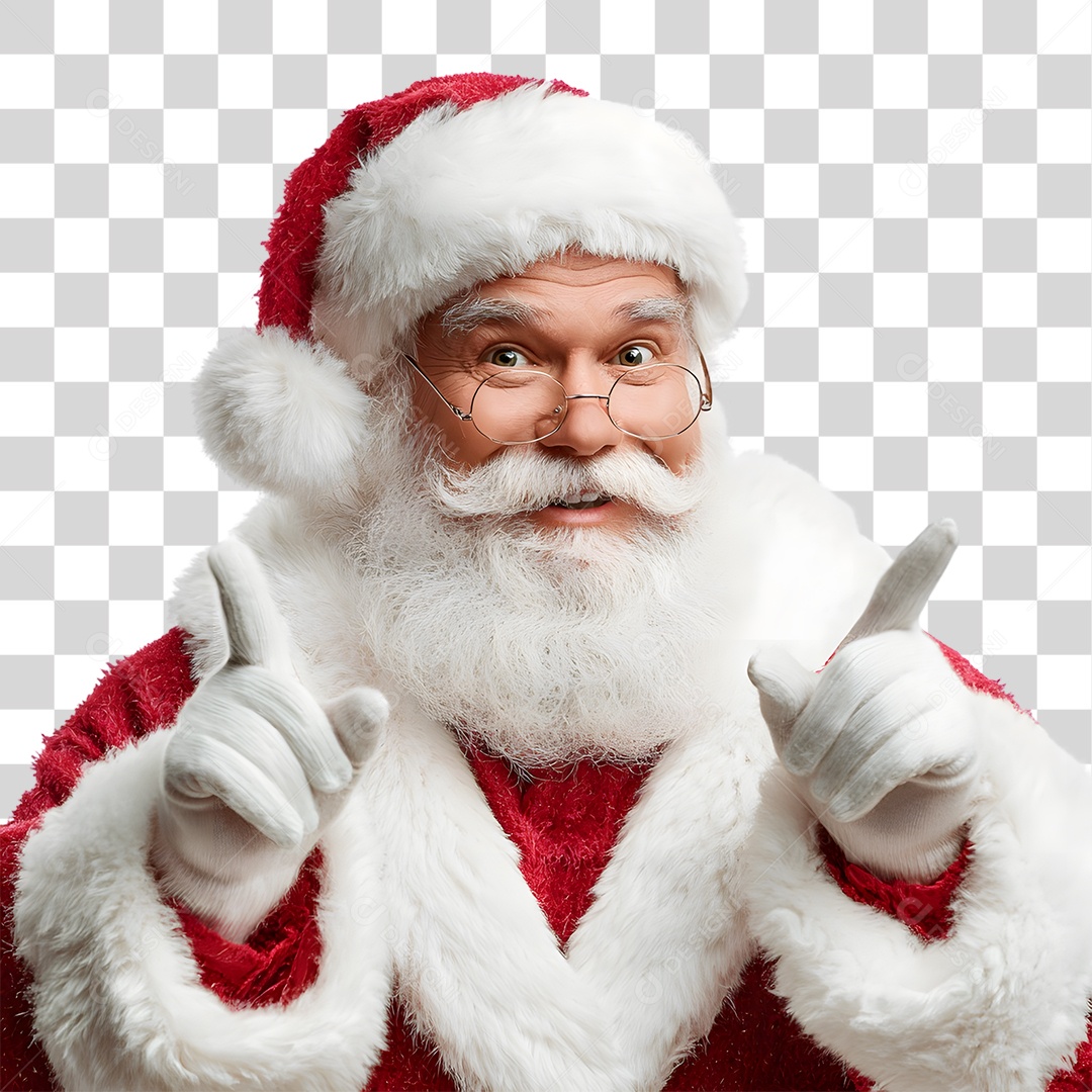 Papai Noel de Natal PNG Transparente