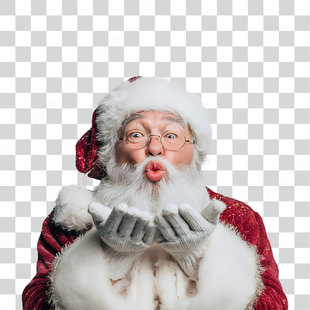 Papai Noel de Natal PNG Transparente