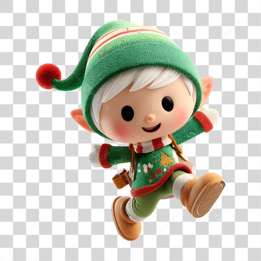 Boneco Decoração de Natal PNG Transparente