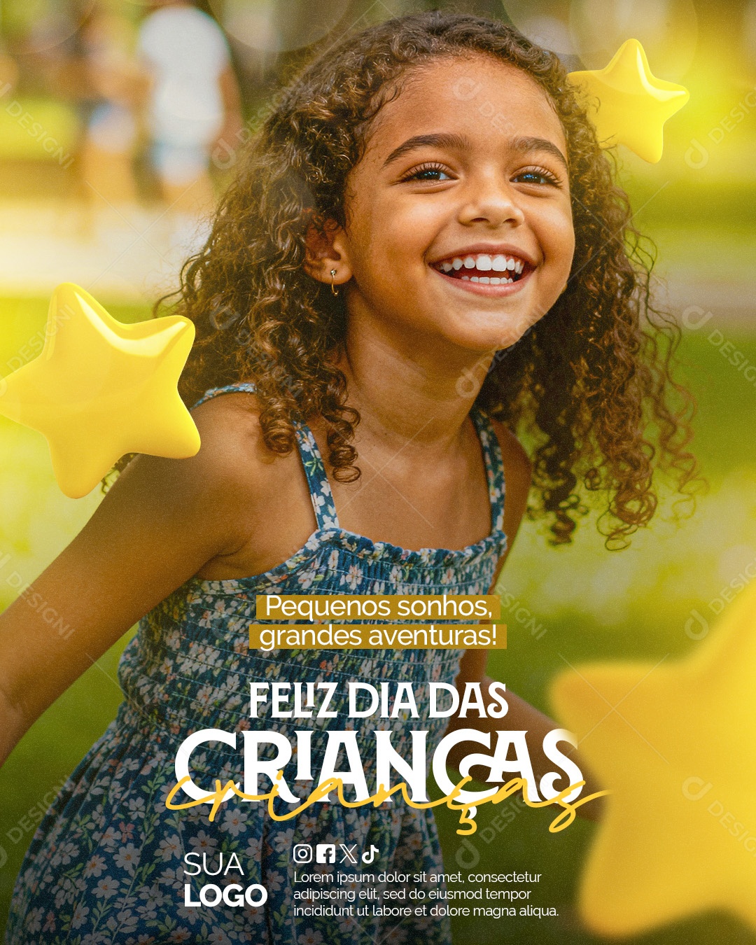 Feliz Dia das Crianças 12 de Outubro Social Media PSD Editável