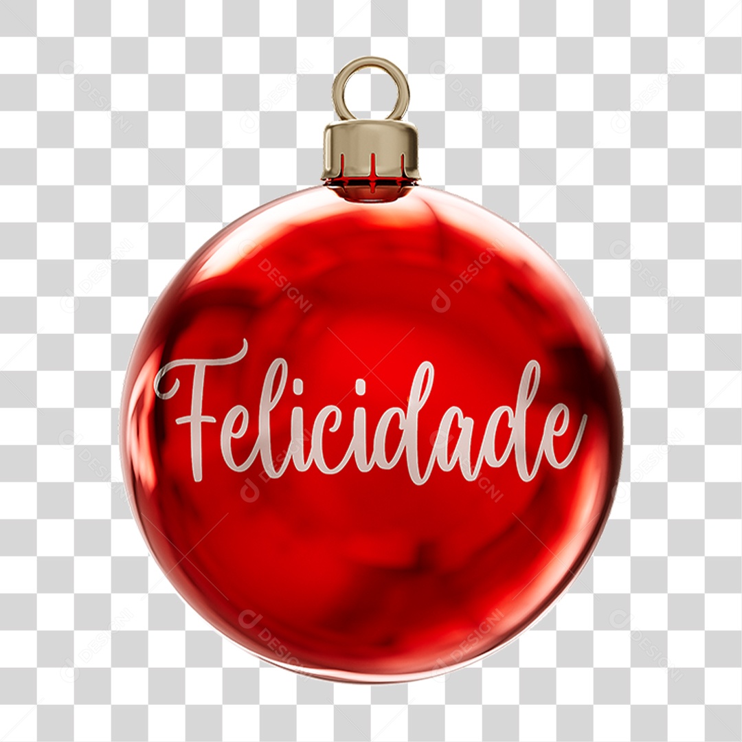 Bola Enfeite para Decoração de Natal PNG Transparente