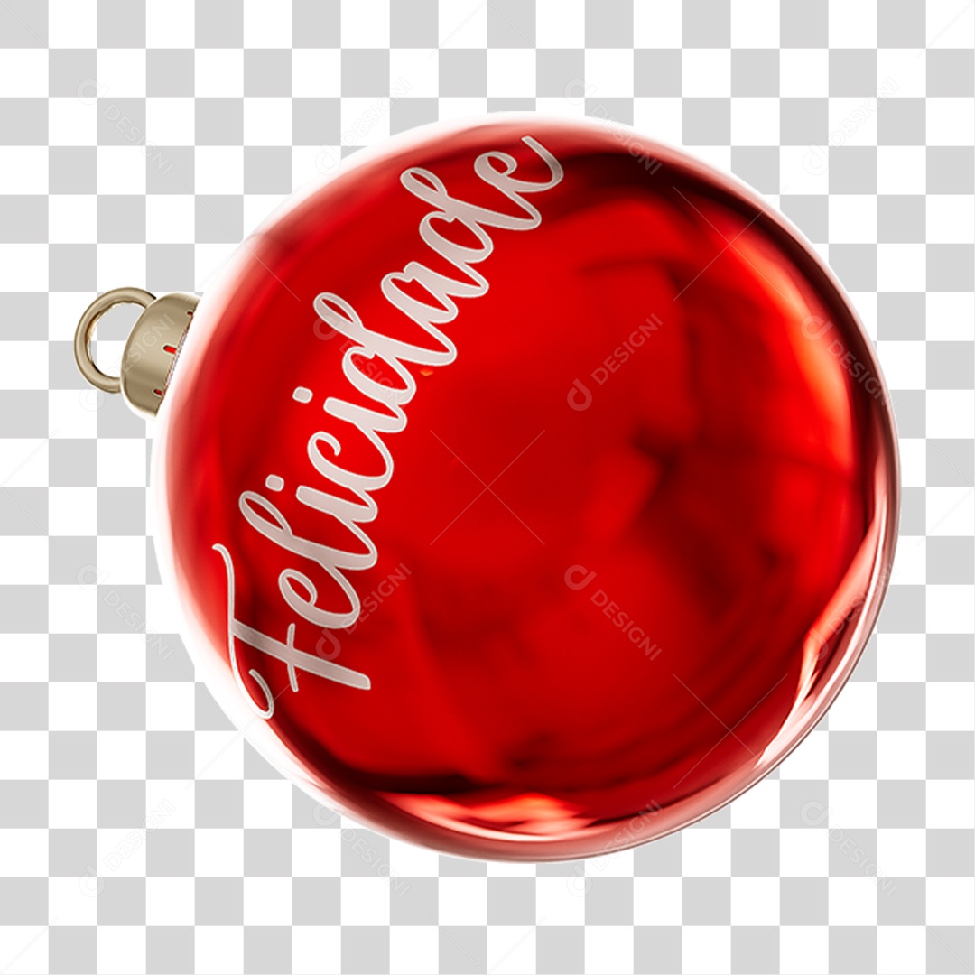 Bola Enfeite para Decoração de Natal PNG Transparente