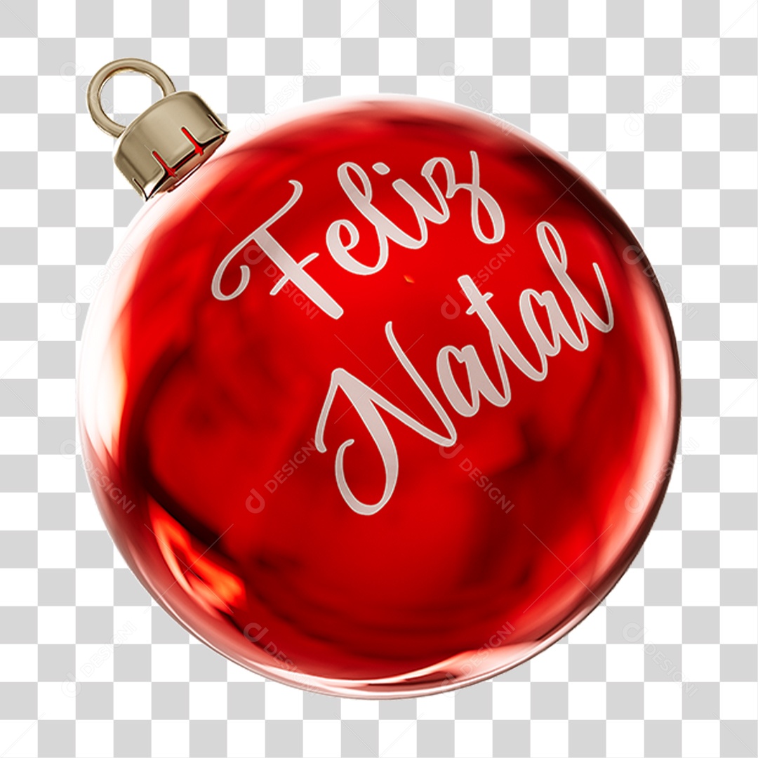 Bola Enfeite para Decoração de Natal PNG Transparente