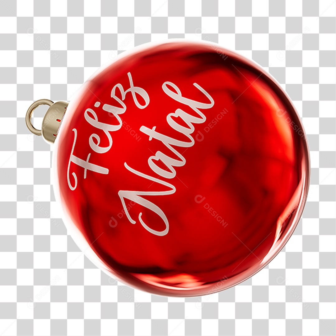 Bola Enfeite para Decoração de Natal PNG Transparente