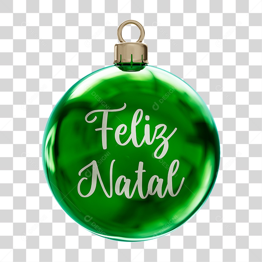 Bola Enfeite para Decoração de Natal PNG Transparente