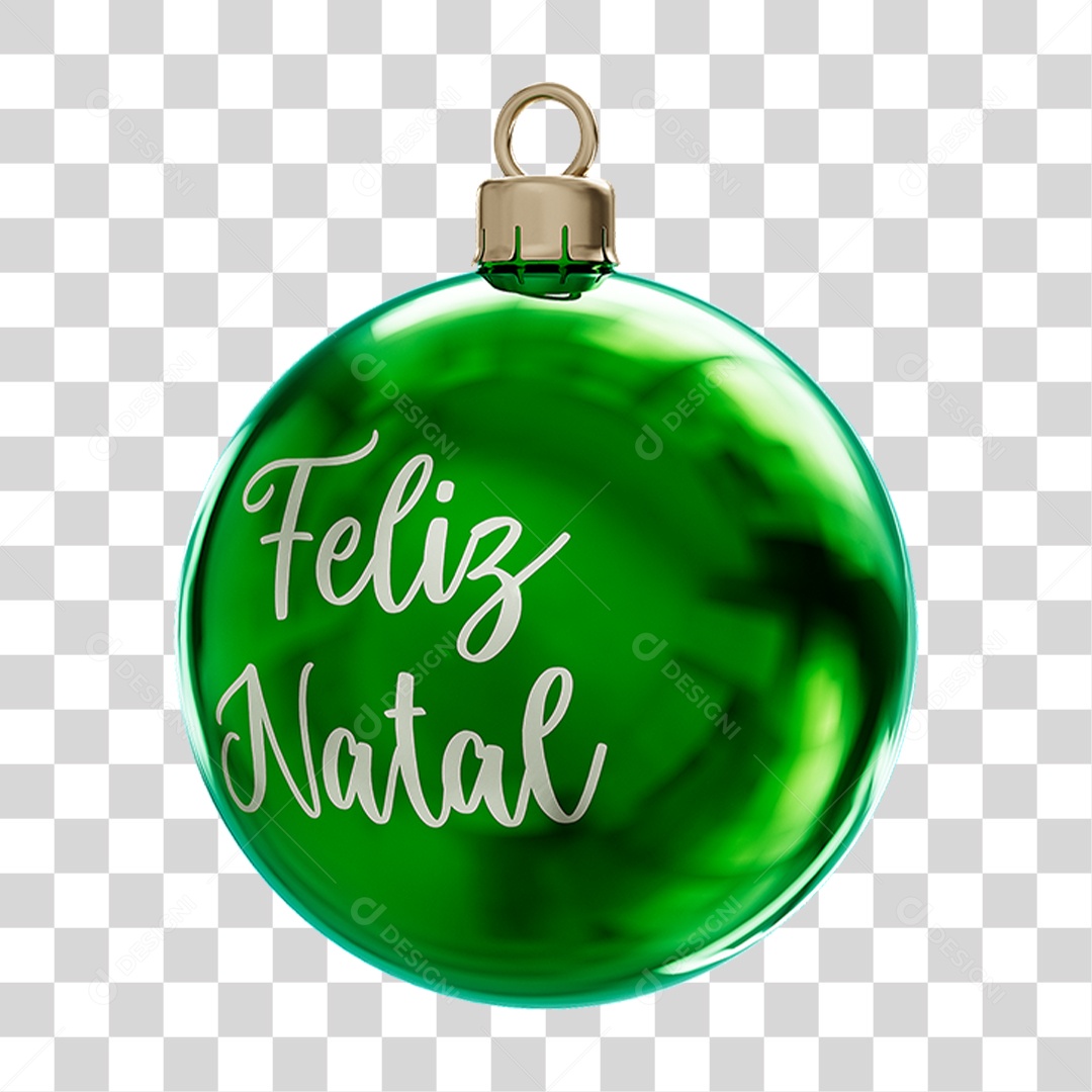 Bola Enfeite para Decoração de Natal PNG Transparente